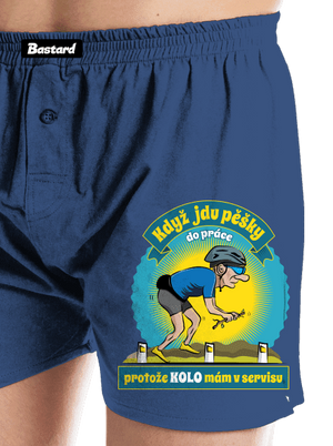 Závislost na kole pánské trenky Blue