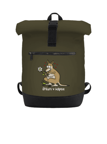 Štěstí v kapse batoh Military Green
