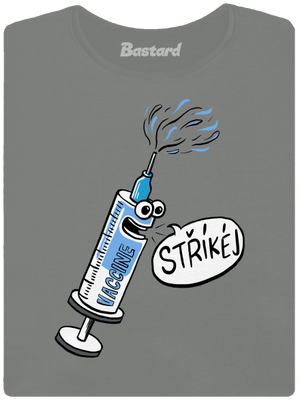 Stříkej dámské tričko Dark Gray Melange