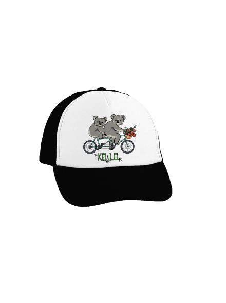 Koalo kšiltovka truckerka Black cap