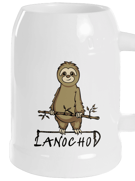 Lanochod půllitr White