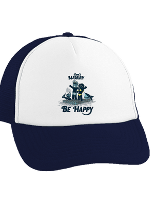 Don't worry kšiltovka truckerka French Navy cap