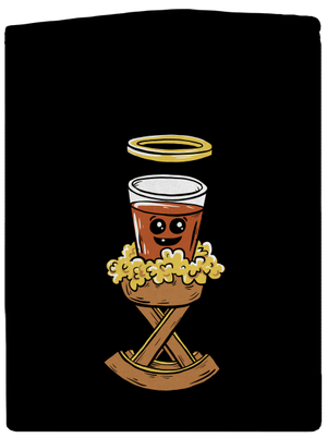 Panáček v jesličkách dámská mikina na zip Black