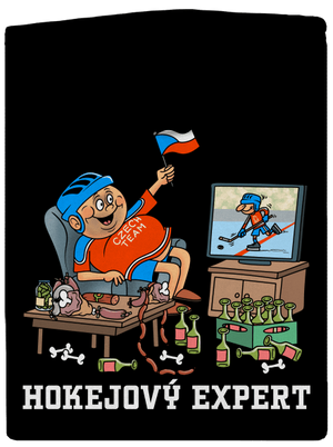 Hokejový expert dámská mikina na zip Black