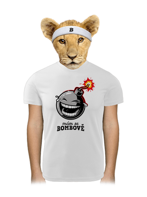 Mám se bombově dětské sportovní tričko White