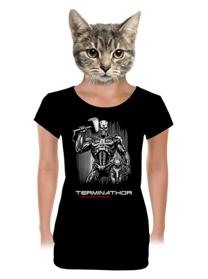 dámské tričko s lemem