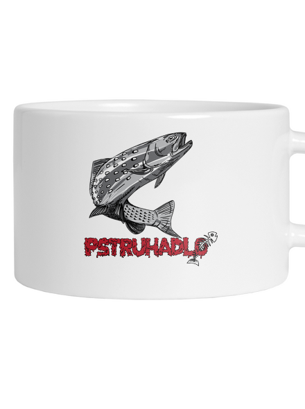 Pstruhadlo hrnek makronka White