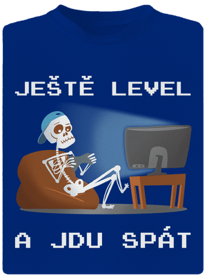 Ještě level pánské sportovní tričko Royal Blue Mal