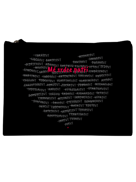Mé srdce patří taštička Black