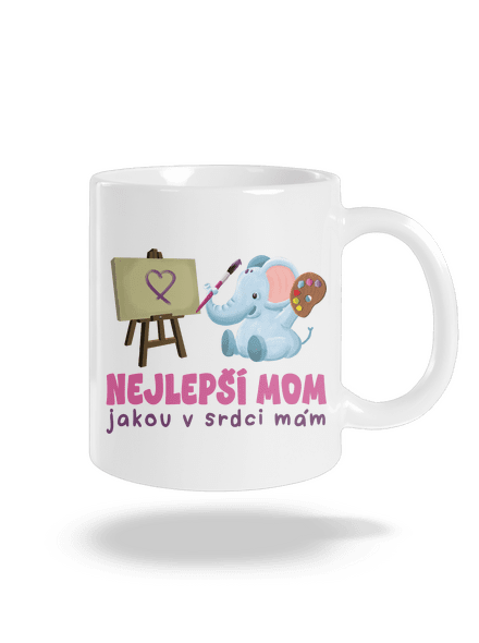 Nejlepší mom klasický hrnek White