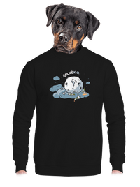 unisex mikina bez kapuce