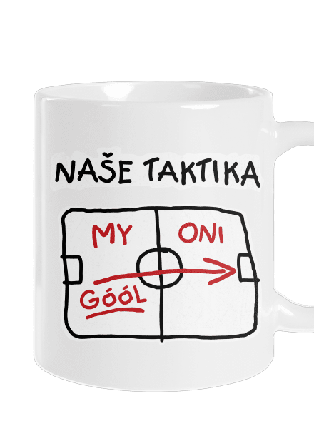 Naše taktika klasický hrnek White