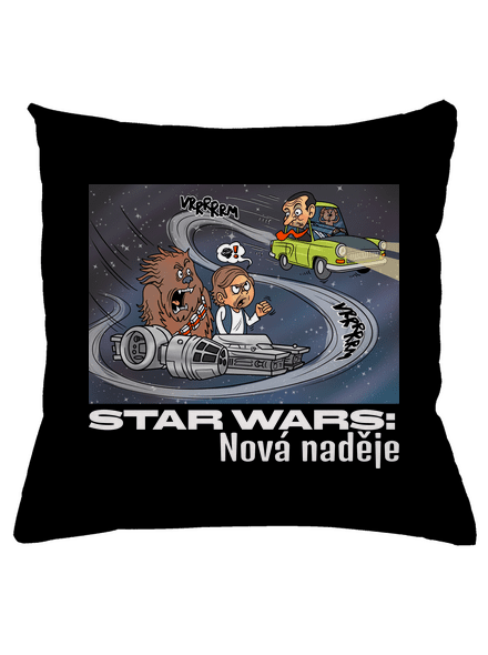 Nová naděje polštář Black