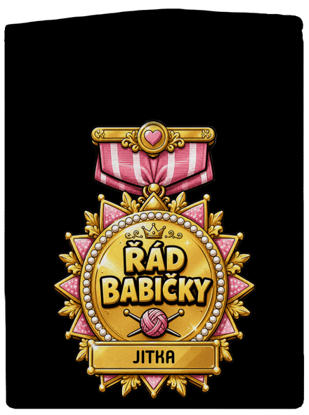 Řád babičky dámská mikina na zip Black