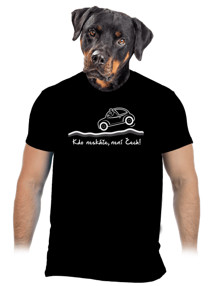 Kdo neskáče pánské tričko Black