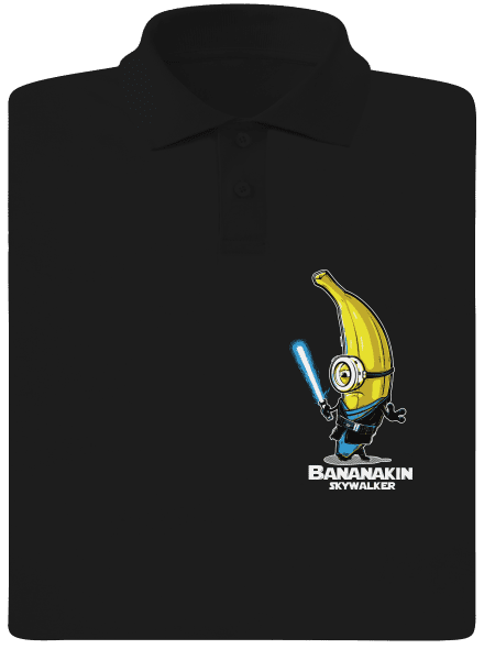 Bananakin Skywalker pánská polokošile Black