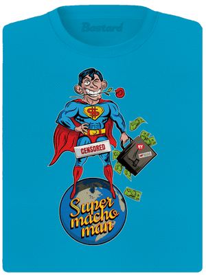 Supermachoman dámské sportovní tričko Blue Atol