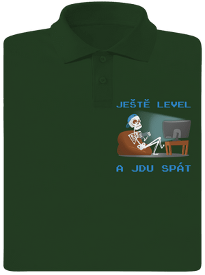 Ještě level pánská polokošile Bottle Green Mal