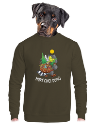 unisex mikina bez kapuce