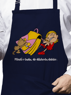 Školačka zástěra Navy