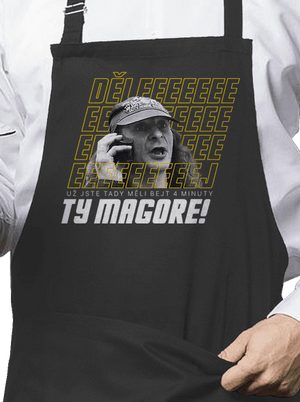 B18: Jiří Kára zástěra Dark Grey