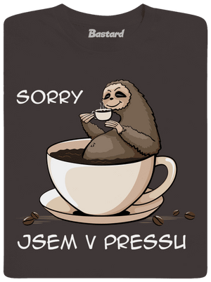 V pressu pánské dlouhý rukáv Bear Brown