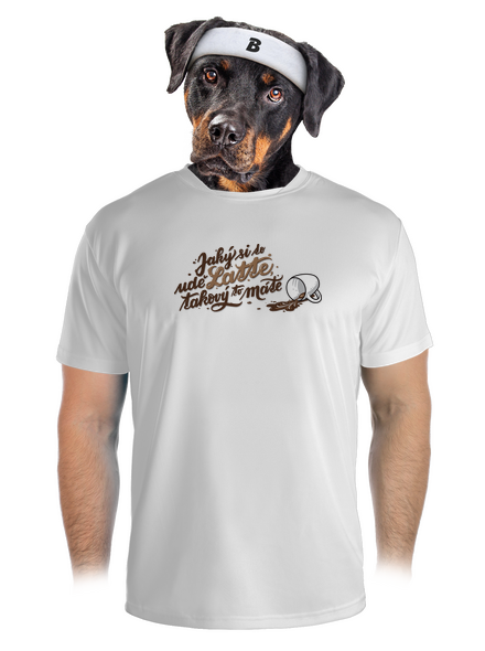 Latte pánské sportovní tričko White