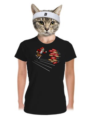 Slevy! dámské sportovní tričko Black