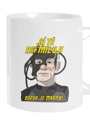 Zamilovaný Borg velký hrnek White