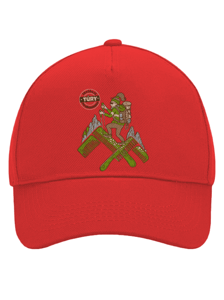 Turistka kšiltovka baseballka Classic Red
