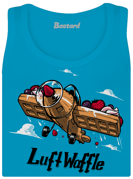 Luftwaffle dámské tílko klasické Blue Atol