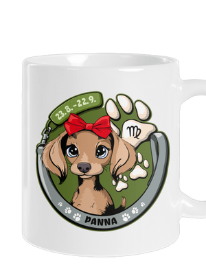 Psí horoskop: Panna klasický hrnek White