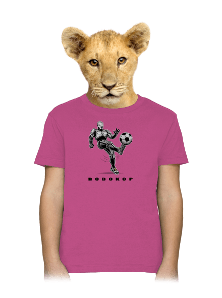 Robokop dětské tričko Fuchsia