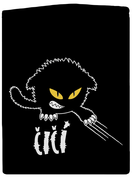 Čičina dámská mikina na zip Black