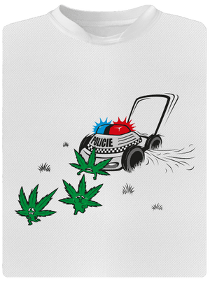 Ganja krize pánské sportovní tričko White