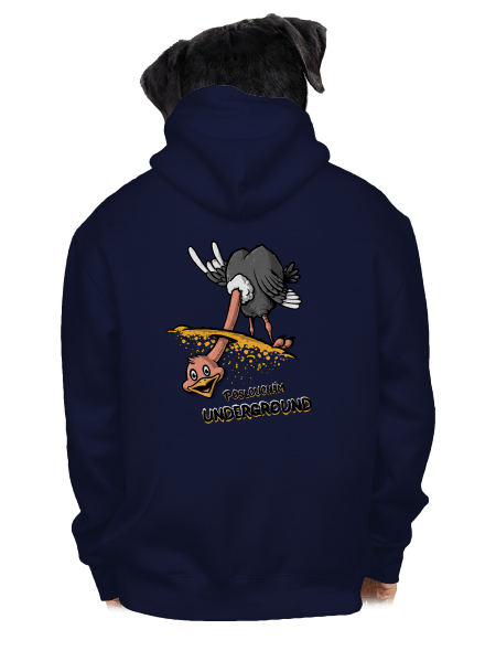 Underground pánská mikina na zip Navy
