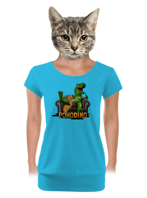 dámské tričko s lemem