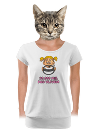 dámské tričko s lemem