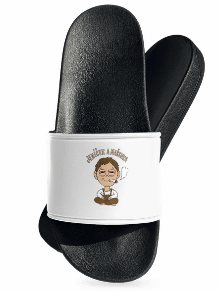 Jeníček a mařenka pantofle White