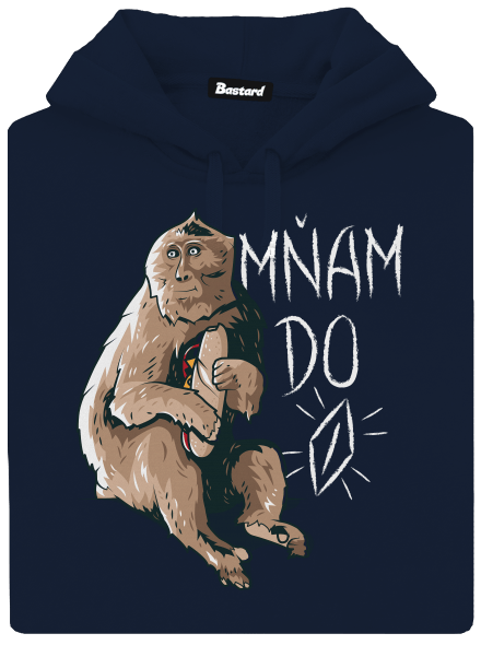 Mňam do p*** pánská mikina klokanka Navy
