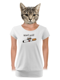 dámské tričko s lemem