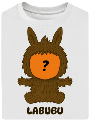 Labubu unisex tričko oversized White