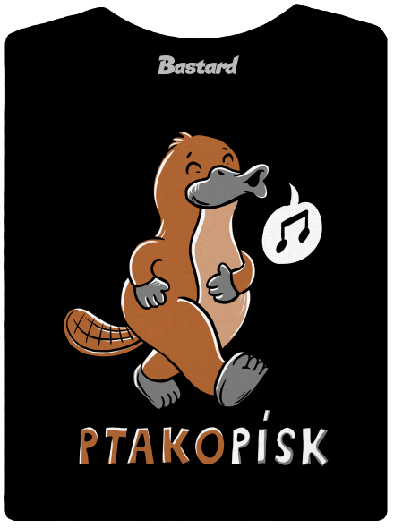Ptakopísk dámské tričko Black
