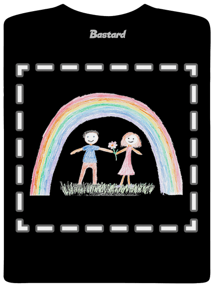 Dětské kresby - nahraj vlastní pánské dlouhý rukáv Black