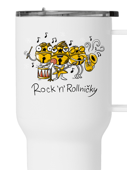 Rock 'n' rollničky termohrnek White