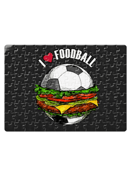 Foodball puzzle White