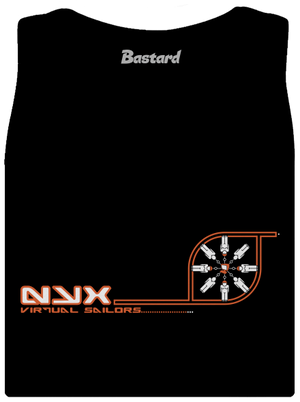 NYX Virtual Sailors dámské tílko klasické Black