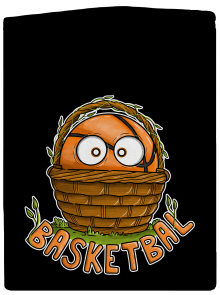 Basketbal pánská mikina na zip Black
