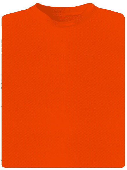 Bez potisku pánské sportovní tričko Neon Orange