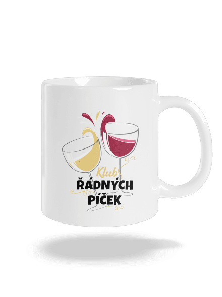 Klub řádných píček klasický hrnek White